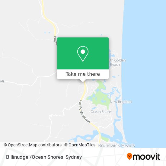 Billinudgel/Ocean Shores map