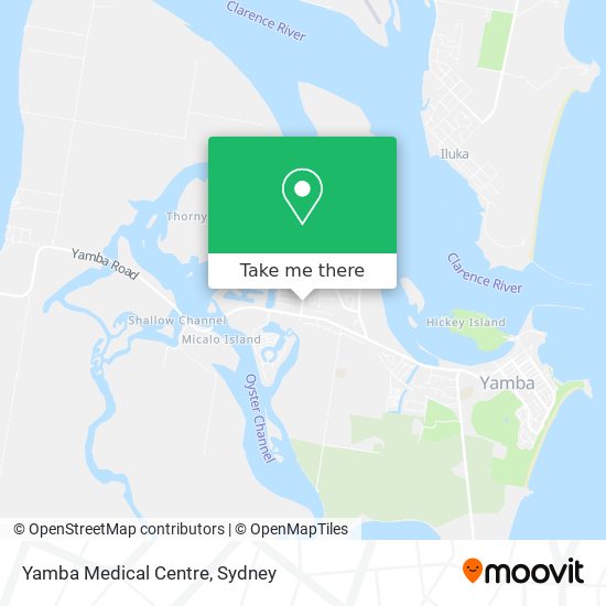 Yamba Medical Centre map