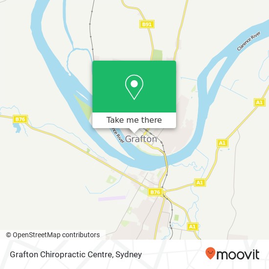 Grafton Chiropractic Centre map
