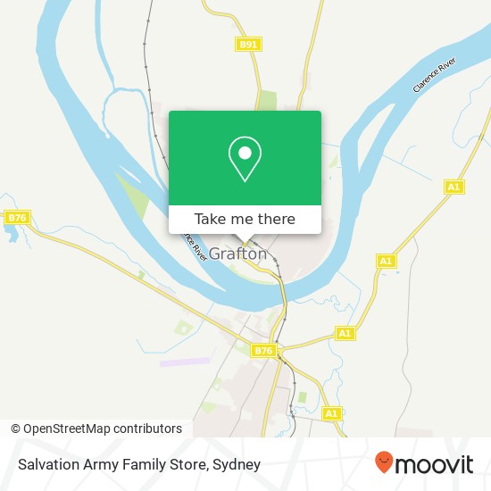 Salvation Army Family Store map