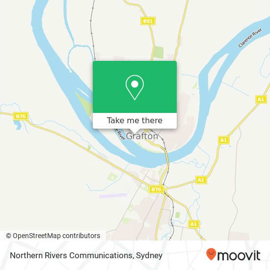 Northern Rivers Communications map