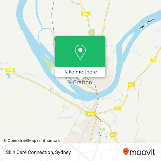 Skin Care Connection map