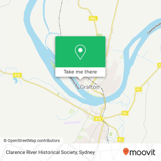 Clarence River Historical Society map