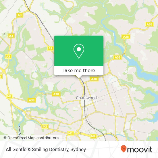 All Gentle & Smiling Dentistry map