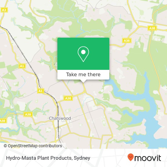 Hydro-Masta Plant Products map