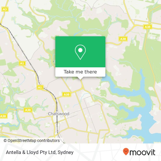Antella & Lloyd Pty Ltd map