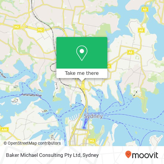 Baker Michael Consulting Pty Ltd map