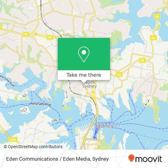 Eden Communications / Eden Media map