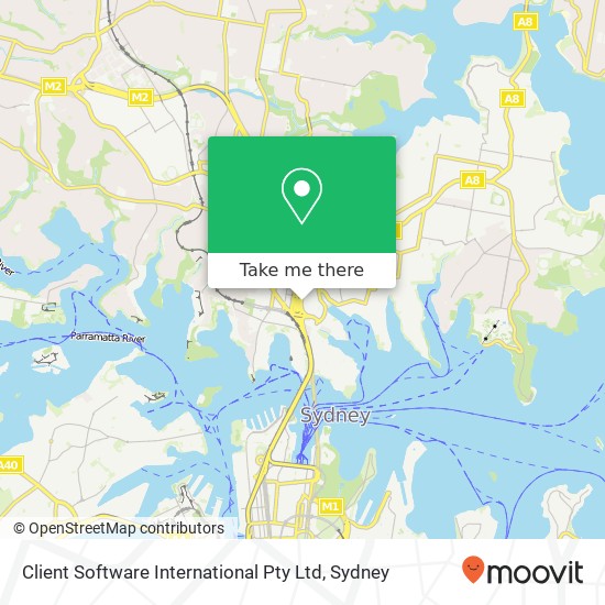 Client Software International Pty Ltd map