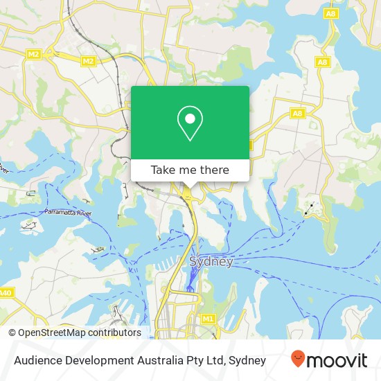 Audience Development Australia Pty Ltd map