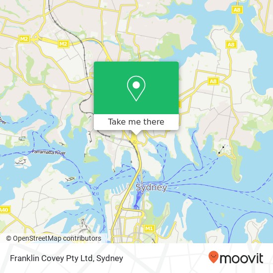 Franklin Covey Pty Ltd map