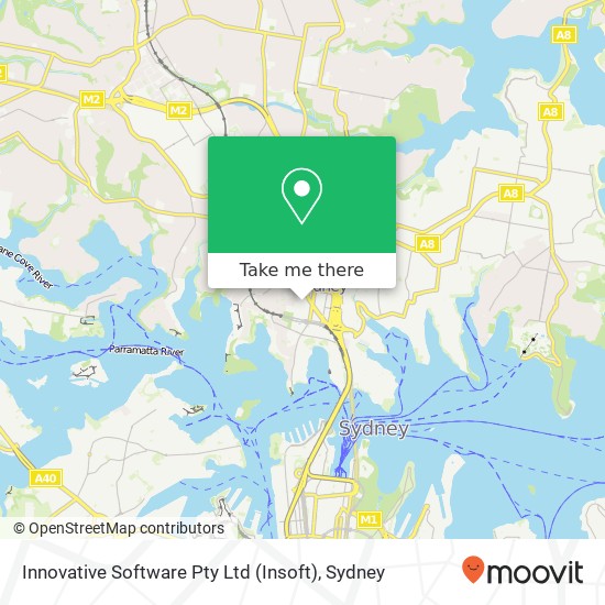Innovative Software Pty Ltd (Insoft) map