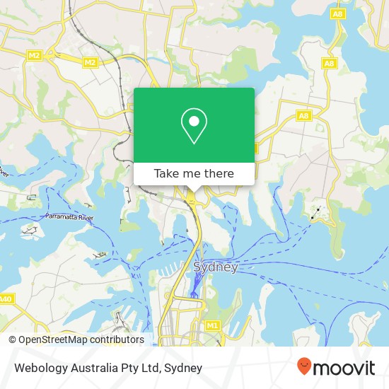Webology Australia Pty Ltd map
