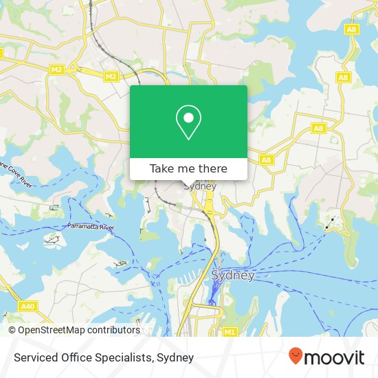 Serviced Office Specialists map