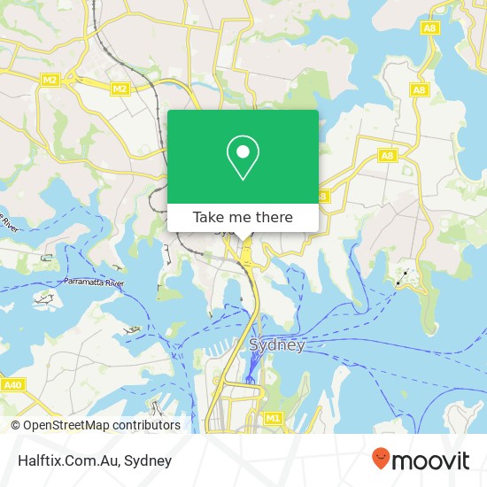 Mapa Halftix.Com.Au