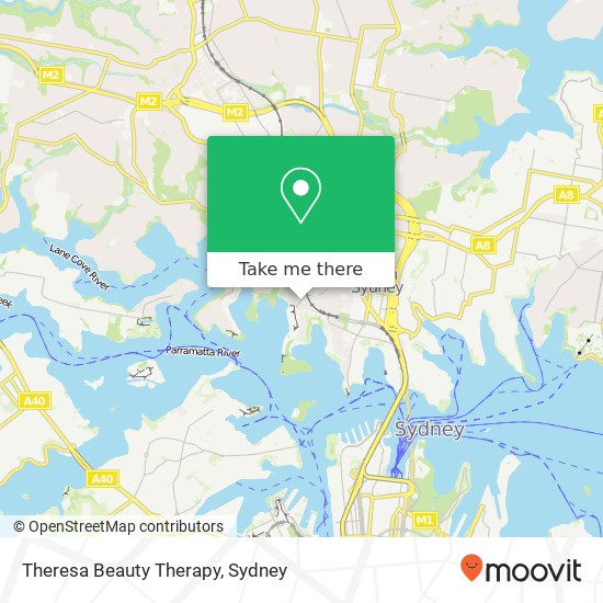 Theresa Beauty Therapy map