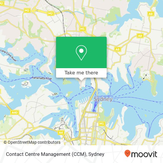 Contact Centre Management (CCM) map