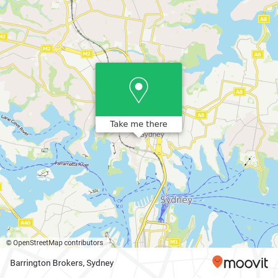 Barrington Brokers map