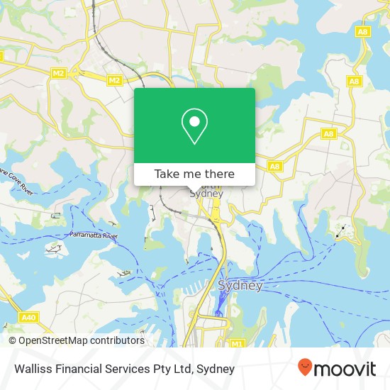 Walliss Financial Services Pty Ltd map