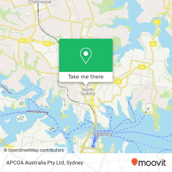 APCOA Australia Pty Ltd map