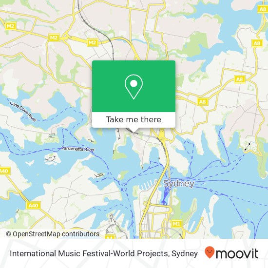 International Music Festival-World Projects map