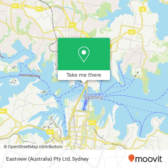 Eastview (Australia) Pty Ltd map