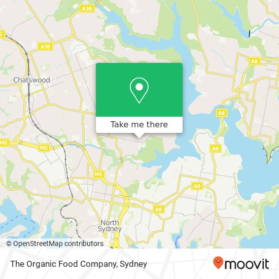 The Organic Food Company map