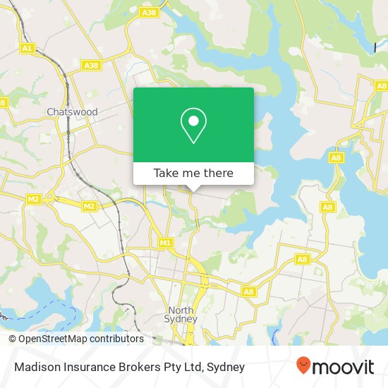 Madison Insurance Brokers Pty Ltd map