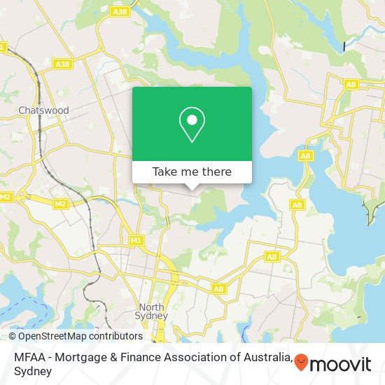 Mapa MFAA - Mortgage & Finance Association of Australia