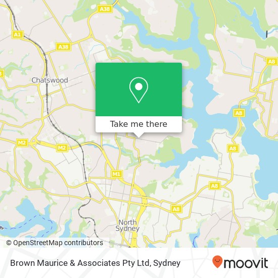 Brown Maurice & Associates Pty Ltd map