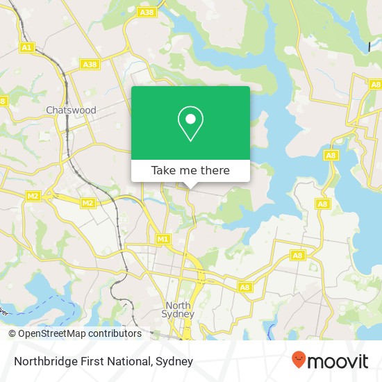 Northbridge First National map
