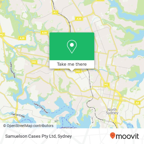 Samuelson Cases Pty Ltd map