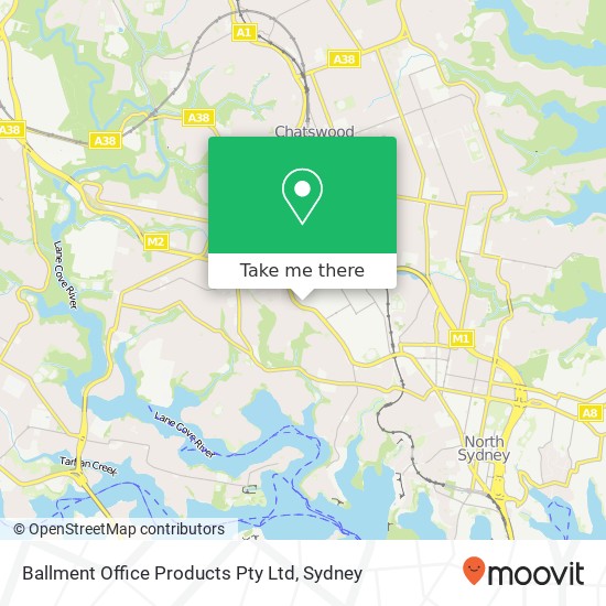 Ballment Office Products Pty Ltd map