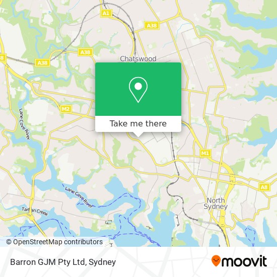 Barron GJM Pty Ltd map