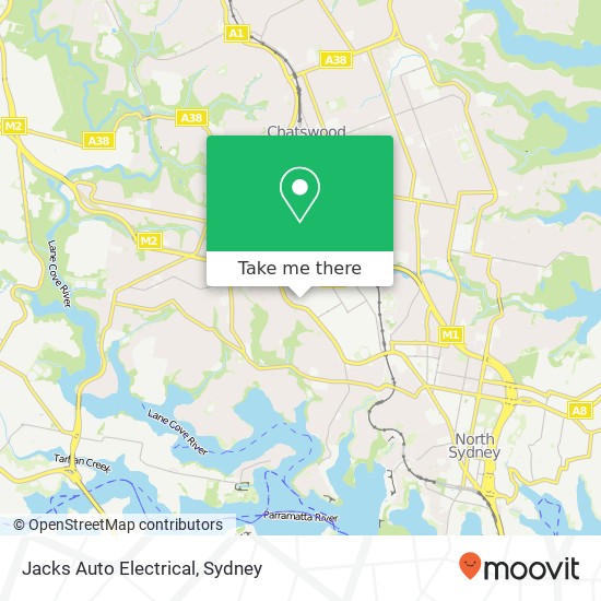Jacks Auto Electrical map