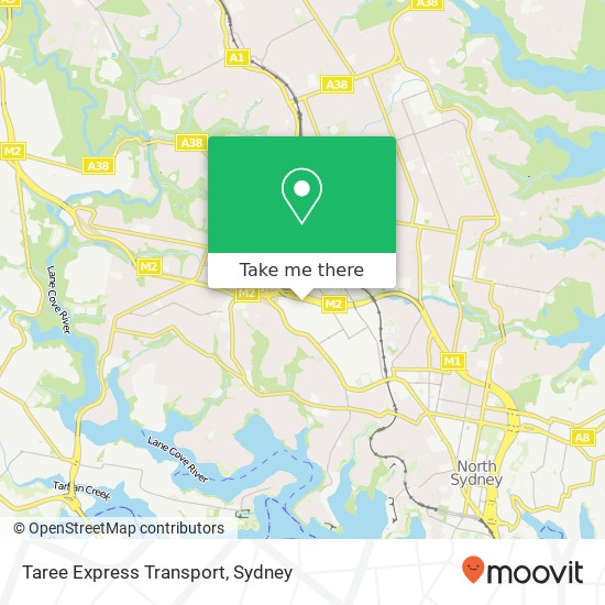 Taree Express Transport map