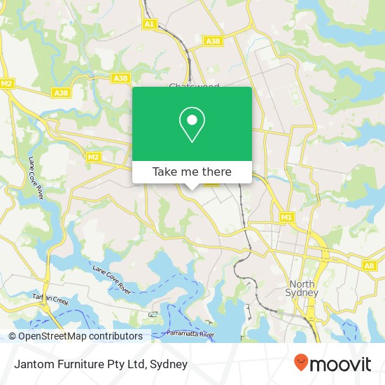 Jantom Furniture Pty Ltd map
