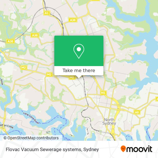 Flovac Vacuum Sewerage systems map