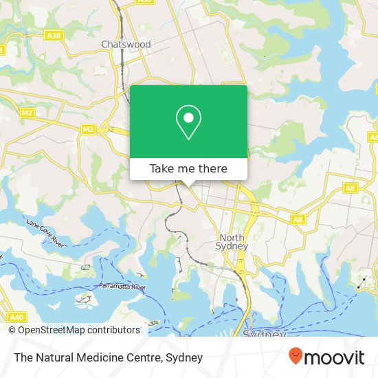 The Natural Medicine Centre map