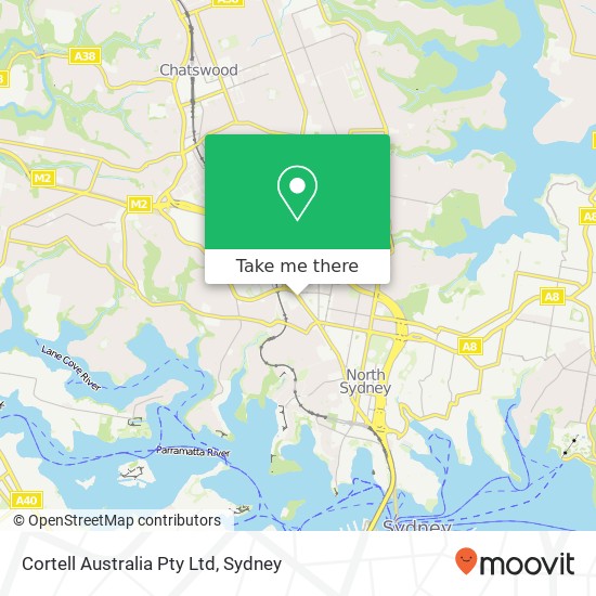 Cortell Australia Pty Ltd map