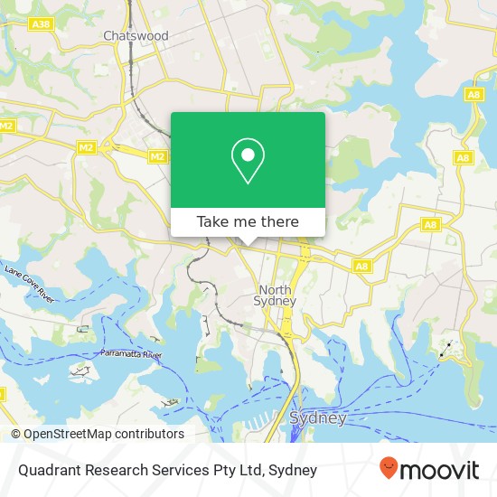Quadrant Research Services Pty Ltd map