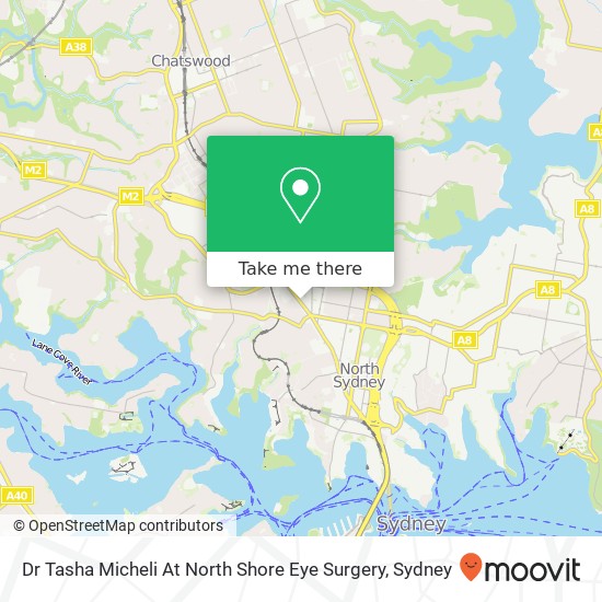 Mapa Dr Tasha Micheli At North Shore Eye Surgery