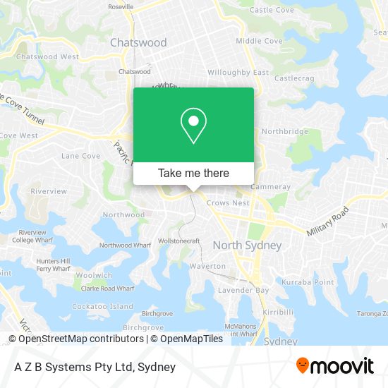 A Z B Systems Pty Ltd map