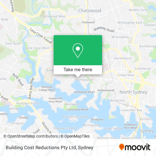 Building Cost Reductions Pty Ltd map