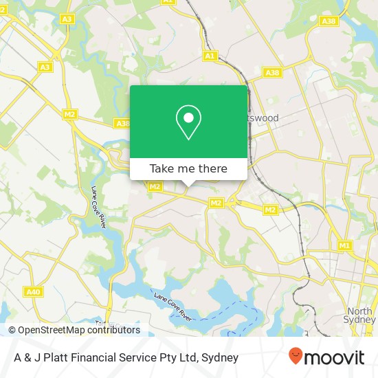 A & J Platt Financial Service Pty Ltd map