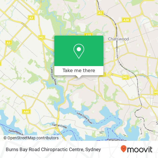 Burns Bay Road Chiropractic Centre map