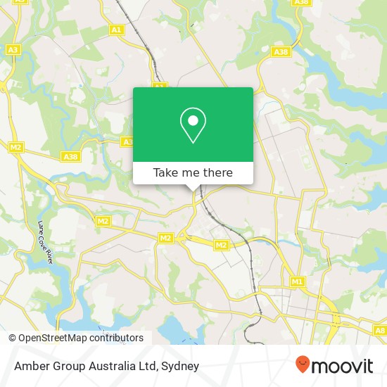 Amber Group Australia Ltd map