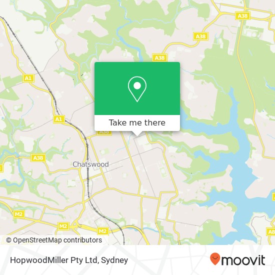 Mapa HopwoodMiller Pty Ltd