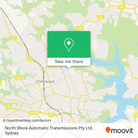 North Shore Automatic Transmissions Pty Ltd map