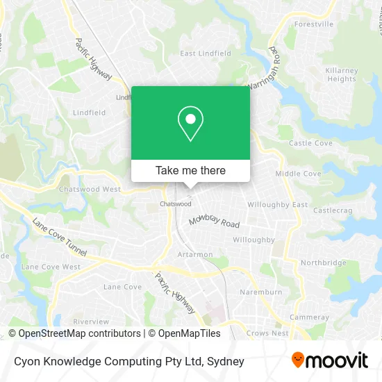 Mapa Cyon Knowledge Computing Pty Ltd